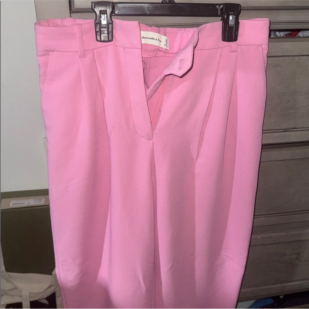 Abercrombie & Fitch Hot Pink Tailored Pants